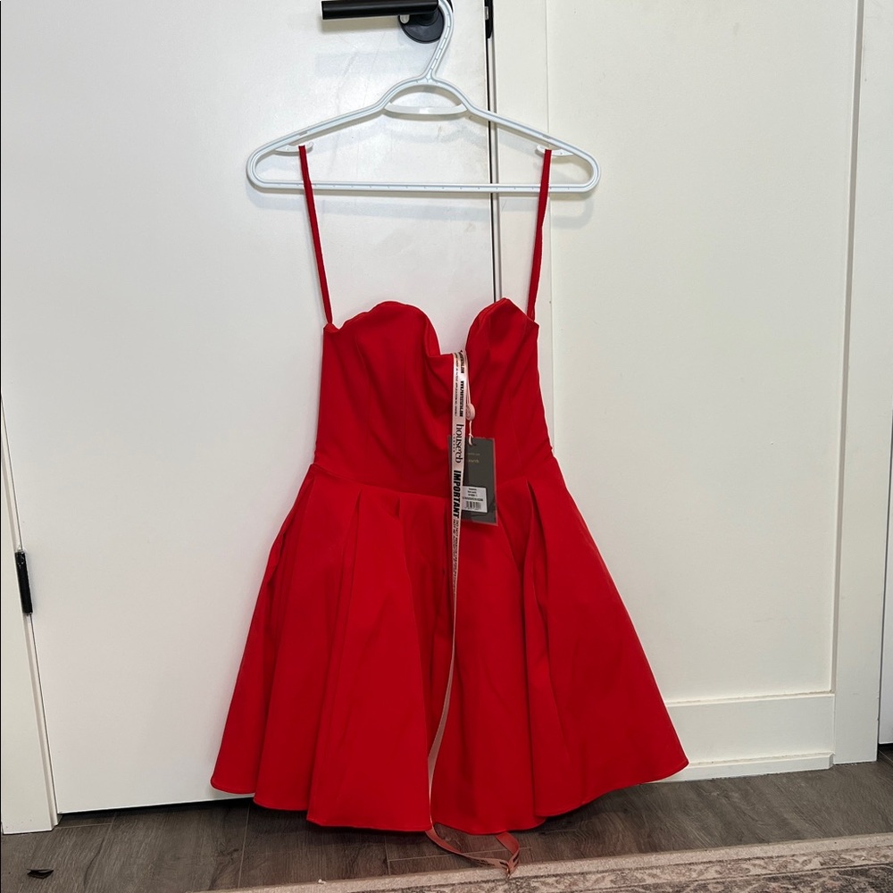 House of CB Red Sweetheart Mini Dress